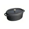Staub Oval Cocotte - 33cm Black -Home-Kitchen 193697