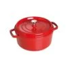 Staub Round Cocotte - 24cm Cherry Red