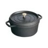 Staub Round Cocotte - 18cm Black