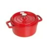 Staub Round Cocotte - 28cm Cherry Red 2 Staub Round Cocotte - 28cm Cherry Red -Home-Kitchen 193753