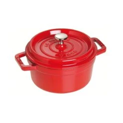 Staub Round Cocotte - 28cm Cherry Red