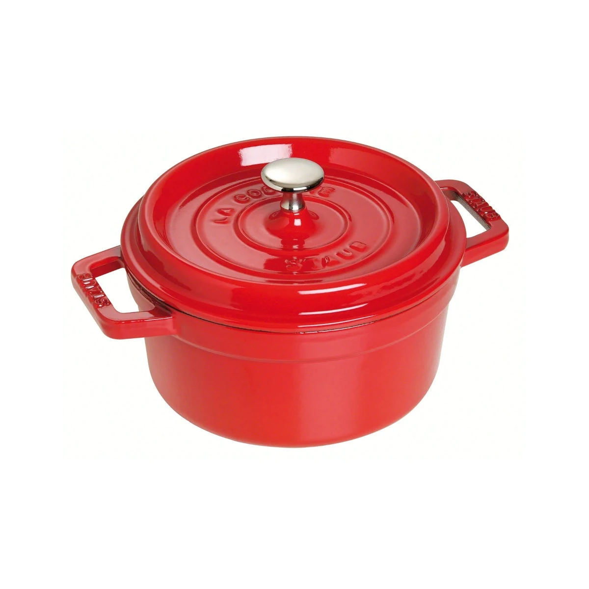 Staub Round Cocotte - 28cm Cherry Red 3 Staub Round Cocotte - 28cm Cherry Red