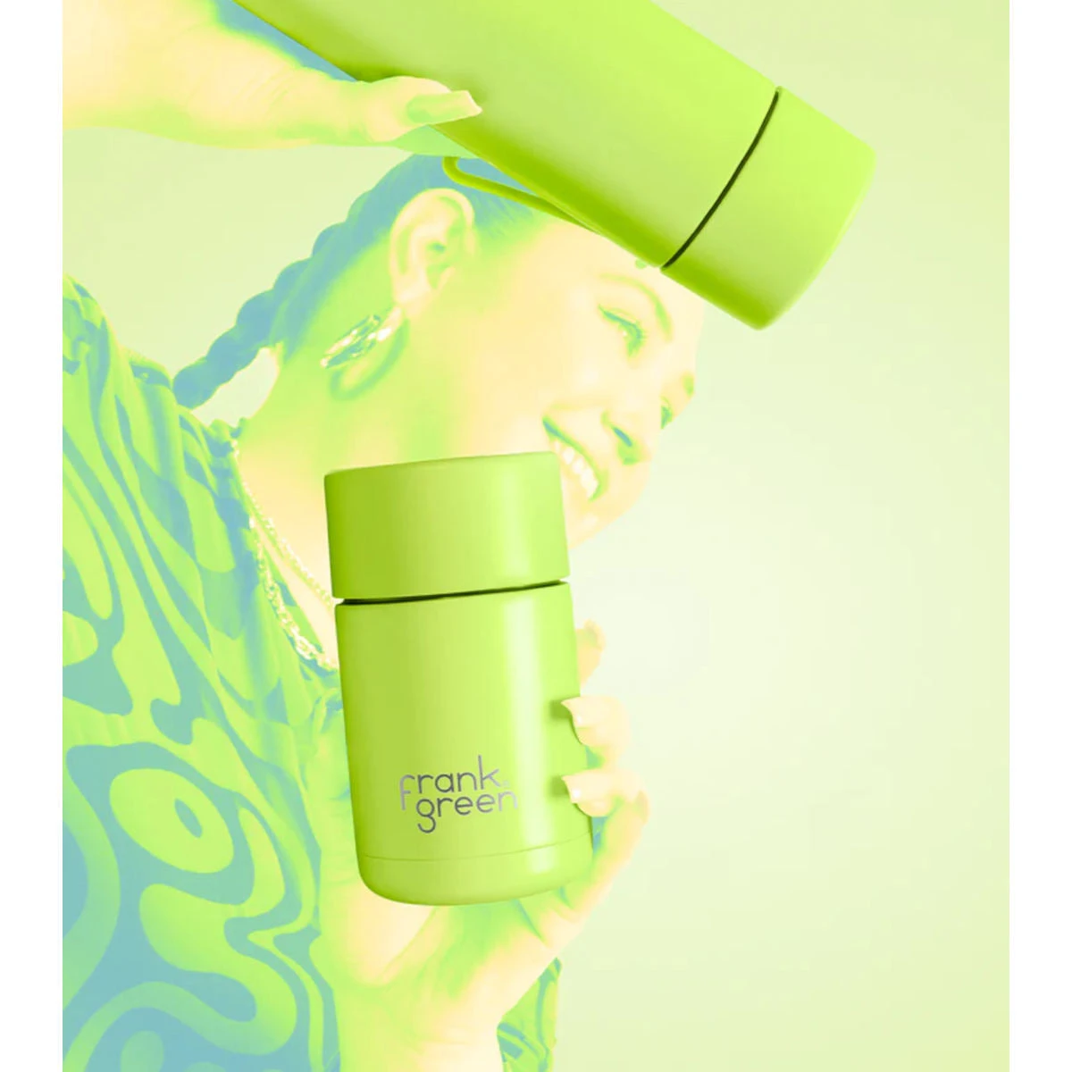 Frank Green Ceramic Cup Pistachio Green 295ml - Image 2