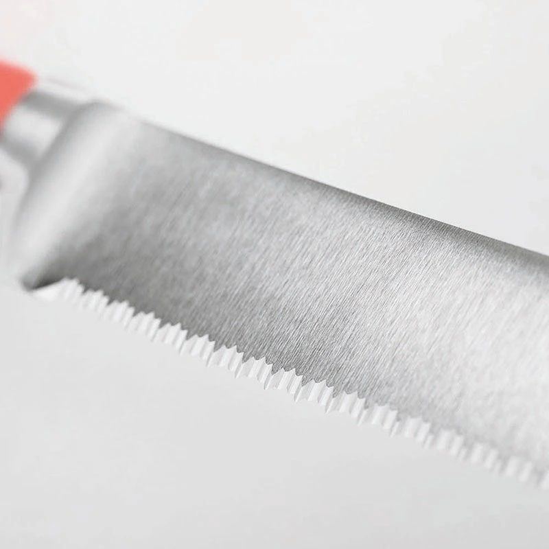 Wusthof Classic Colour Coral Peach Double-Serrated Bread Knife 23cm 4 Wusthof Classic Colour Coral Peach Double-Serrated Bread Knife 23cm - Image 2