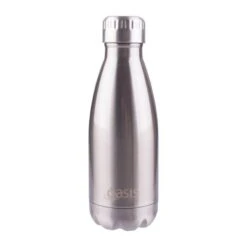 Oasis Stainless Steel Bottle Silver 350ml