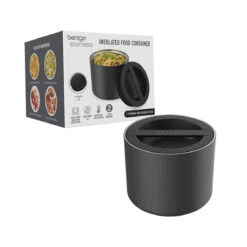 Bentgo Stainless Steel Insulated Food Container Black 560ml -Home-Kitchen 8751cbk