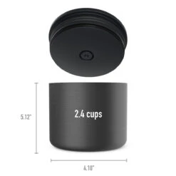 Bentgo Stainless Steel Insulated Food Container Black 560ml -Home-Kitchen 8751cbk d