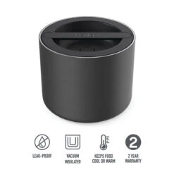 Bentgo Stainless Steel Insulated Food Container Black 560ml -Home-Kitchen 8751cbk f