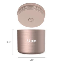 Bentgo Stainless Steel Insulated Food Container Rose Gold 560ml -Home-Kitchen 8751rg d