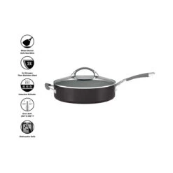 Anolon Endurance+ Covered Saute Pan 30cm (4.7L) 9 Anolon Endurance+ Covered Saute Pan 30cm (4.7L) -Home-Kitchen AnolonEndurance CoveredSaute30cm 4.7L .4