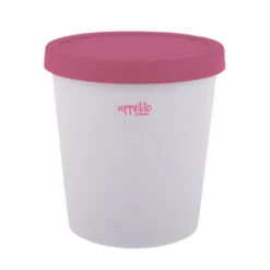 Appetito Round Ice Cream Tub Pink 1L