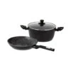 Avanti Frypan And Casserole Set Marblestone 26cm -Home-Kitchen AvantiFrypanandCasseroleSetMarblestone26cm