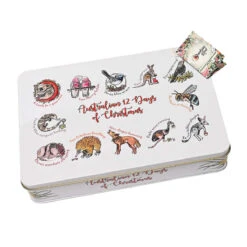 Banksia Australian 12 Days Of Christmas Shortbread Tin 300g -Home-Kitchen BanksiaAustralian12DaysofChristmasShortbreadTin300g.3