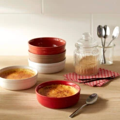 Emile Henry Crème Brûlée Dish Burgundy 12cm (Set Of 2) -Home-Kitchen EmileHenryCremeBruleeDishBurgundy12cm Setof2 .3