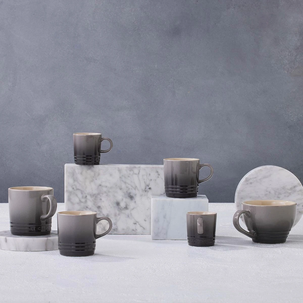 Le Creuset Stoneware Mug Flint 350ml 7 Le Creuset Stoneware Mug Flint 350ml - Image 5