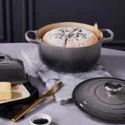 Le Creuset Stoneware Butter Dish Flint -Home-Kitchen FLINT 60950