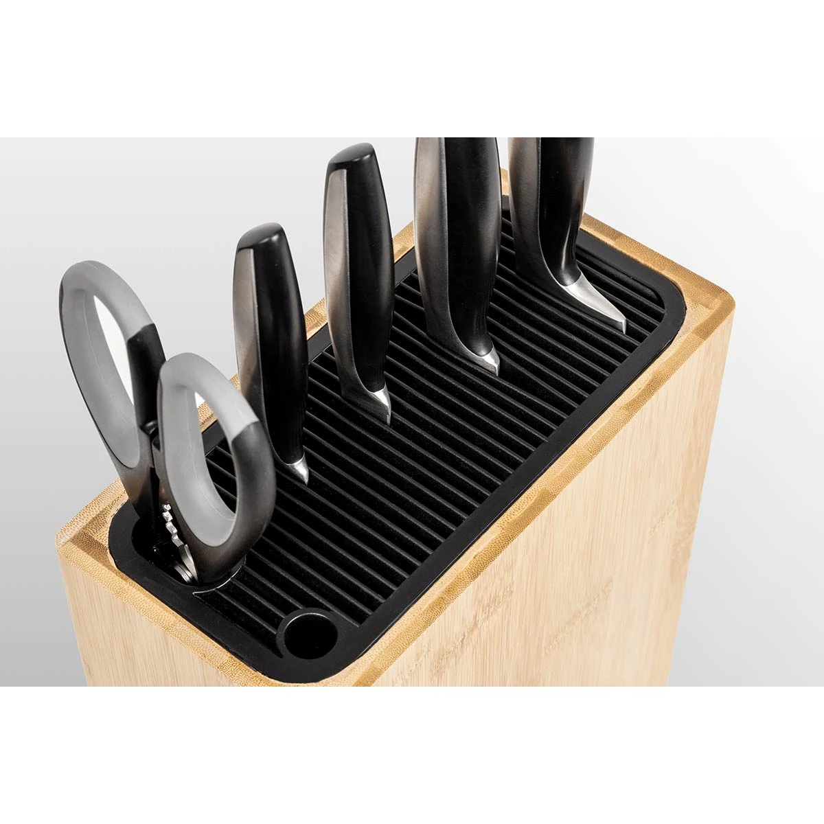 Icon Chef Universal Knife Block 32 Slot Bamboo 7 Icon Chef Universal Knife Block 32 Slot Bamboo - Image 5