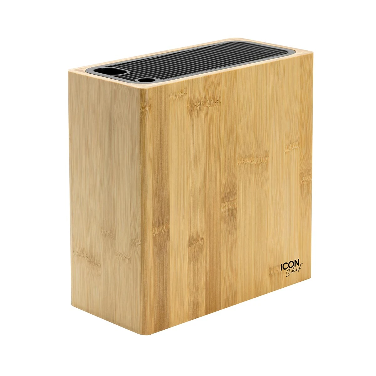 Icon Chef Universal Knife Block 32 Slot Bamboo 3 Icon Chef Universal Knife Block 32 Slot Bamboo