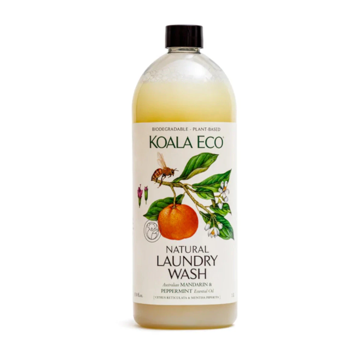 Koala Eco Laundry Wash Mandarin & Peppermint 1L 3 Koala Eco Laundry Wash Mandarin & Peppermint 1L