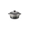 Le Creuset Stoneware Petite Round Casserole Flint 10cm -Home-Kitchen LC 20190411 ZS PS FS 71901104440100 001