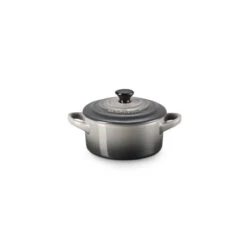 Le Creuset Stoneware Petite Round Casserole Flint 10cm