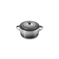 Le Creuset Stoneware Petite Round Casserole Flint 10cm 12 Le Creuset Stoneware Petite Round Casserole Flint 10cm -Home-Kitchen LC 20190411 ZS PS FS 71901104440100 002