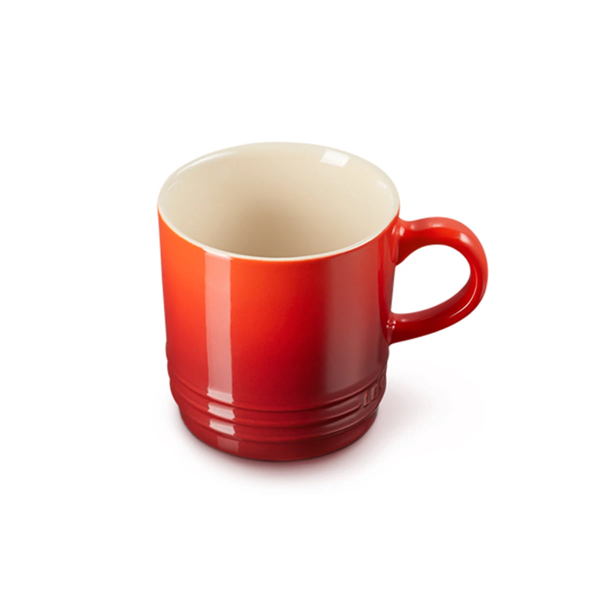 Le Creuset Stoneware Cappuccino Mug Cerise 200ml 4 Le Creuset Stoneware Cappuccino Mug Cerise 200ml - Image 2