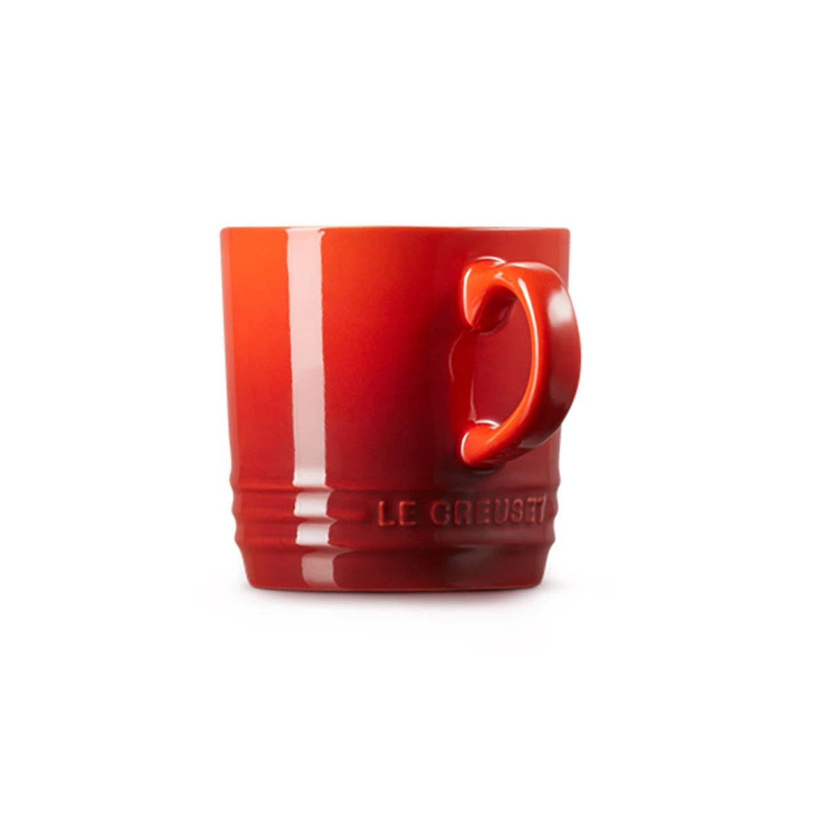 Le Creuset Stoneware Cappuccino Mug Cerise 200ml 5 Le Creuset Stoneware Cappuccino Mug Cerise 200ml - Image 3