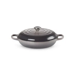 Le Creuset Signature Cast Iron Shallow Casserole Flint 30cm