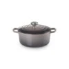 Le Creuset Signature Cast Iron Round Casserole Flint 24cm -Home-Kitchen LC 20200130 HL PS FS 21177244442430 001