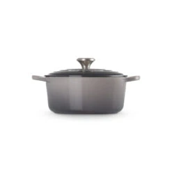 Le Creuset Signature Cast Iron Round Casserole Flint 24cm -Home-Kitchen LC 20200130 HL PS FS 21177244442430 003