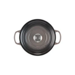 Le Creuset Signature Cast Iron Round Casserole Flint 24cm -Home-Kitchen LC 20200130 HL PS FS 21177244442430 004