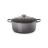 Le Creuset Signature Cast Iron Round Casserole Flint 28cm -Home-Kitchen LC 20200206 HL PS FS 21177284442430 001