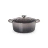Le Creuset Signature Cast Iron Round Casserole Flint 26cm 2 Le Creuset Signature Cast Iron Round Casserole Flint 26cm -Home-Kitchen LC 20200304 HL PS FS 21177264442430 001