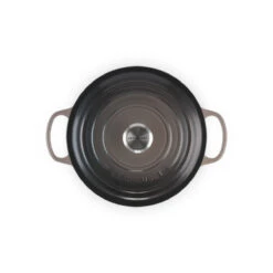Le Creuset Signature Cast Iron Round Casserole Flint 26cm -Home-Kitchen LC 20200304 HL PS FS 21177264442430 004