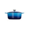 Le Creuset Signature Round French Oven Azure 26cm (5.3L) -Home-Kitchen LC 20210512 HL PS FS 21177262202430 003