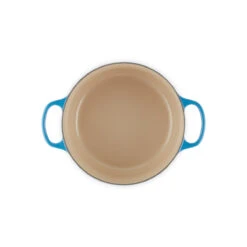 Le Creuset Signature Round French Oven Azure 26cm (5.3L) -Home-Kitchen LC 20210512 HL PS FS 21177262202430 005
