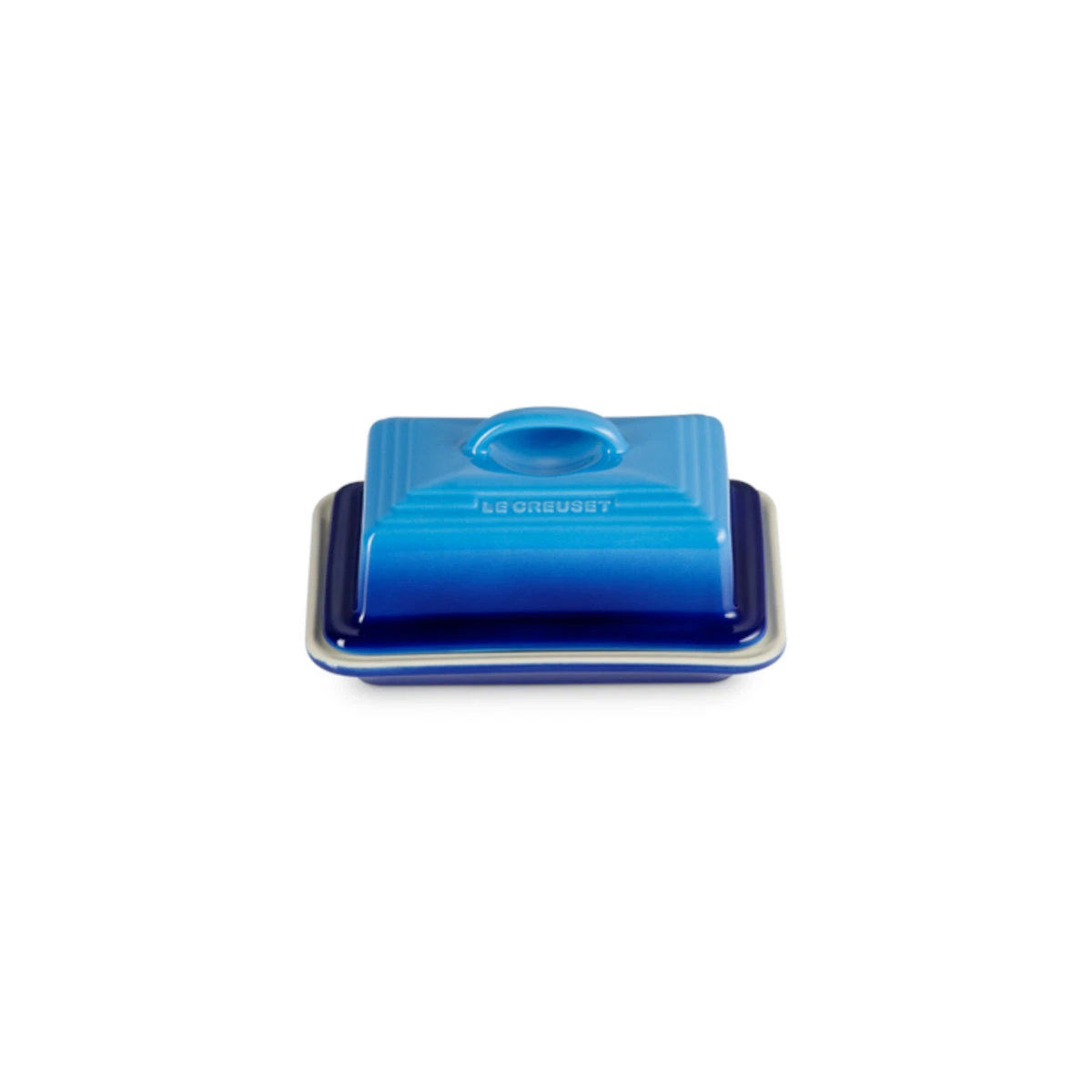 Le Creuset Stoneware Butter Dish Azure 4 Le Creuset Stoneware Butter Dish Azure - Image 2