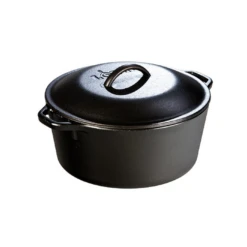 Lodge Cast Iron Dutch Oven With Loop Handles 4.7L