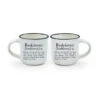 Legami Espresso For Two Book Lover Coffee Cups 50ml -Home-Kitchen MM0013 1