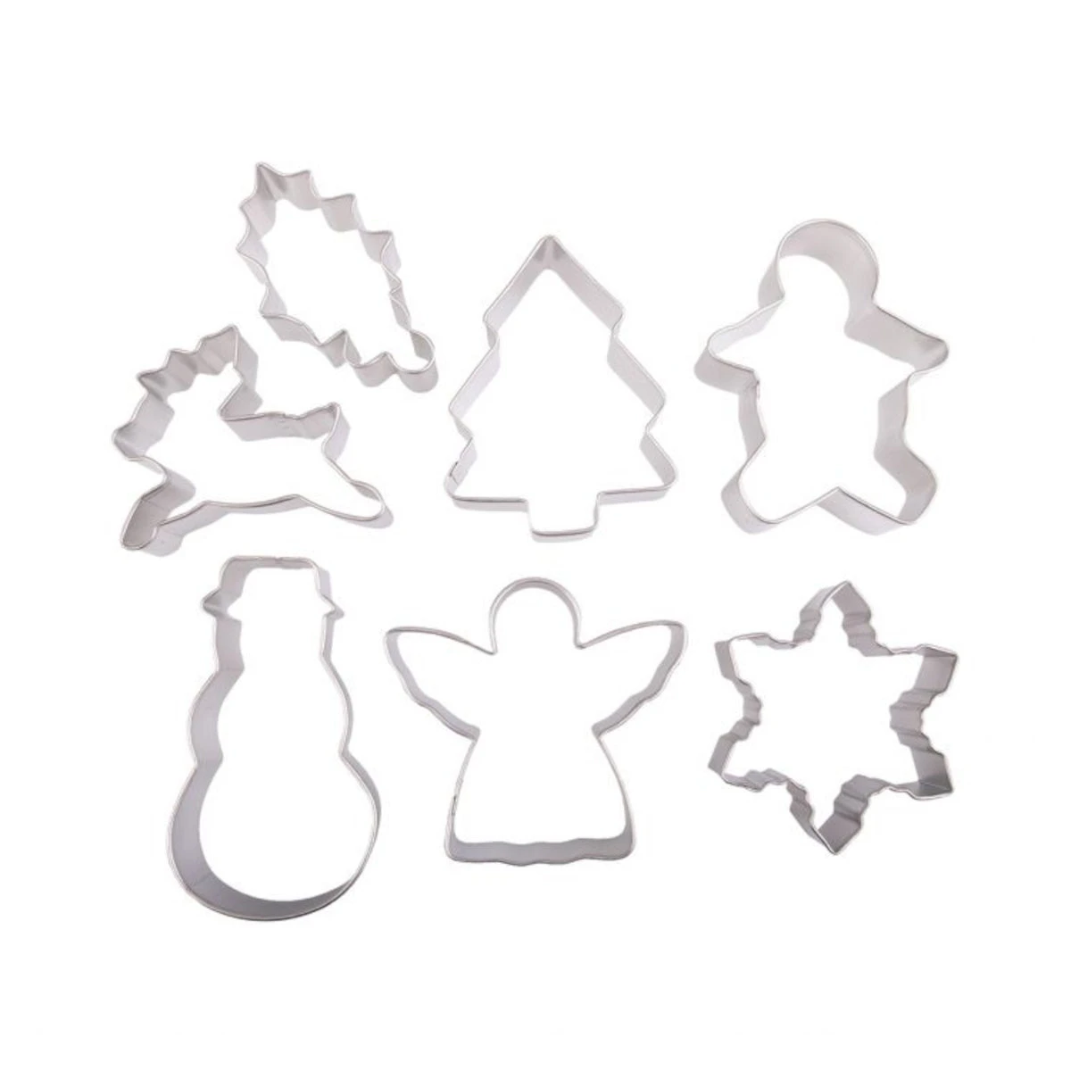 R&M Christmas Cookie Cutter Set Of 7 3 R&M Christmas Cookie Cutter Set Of 7