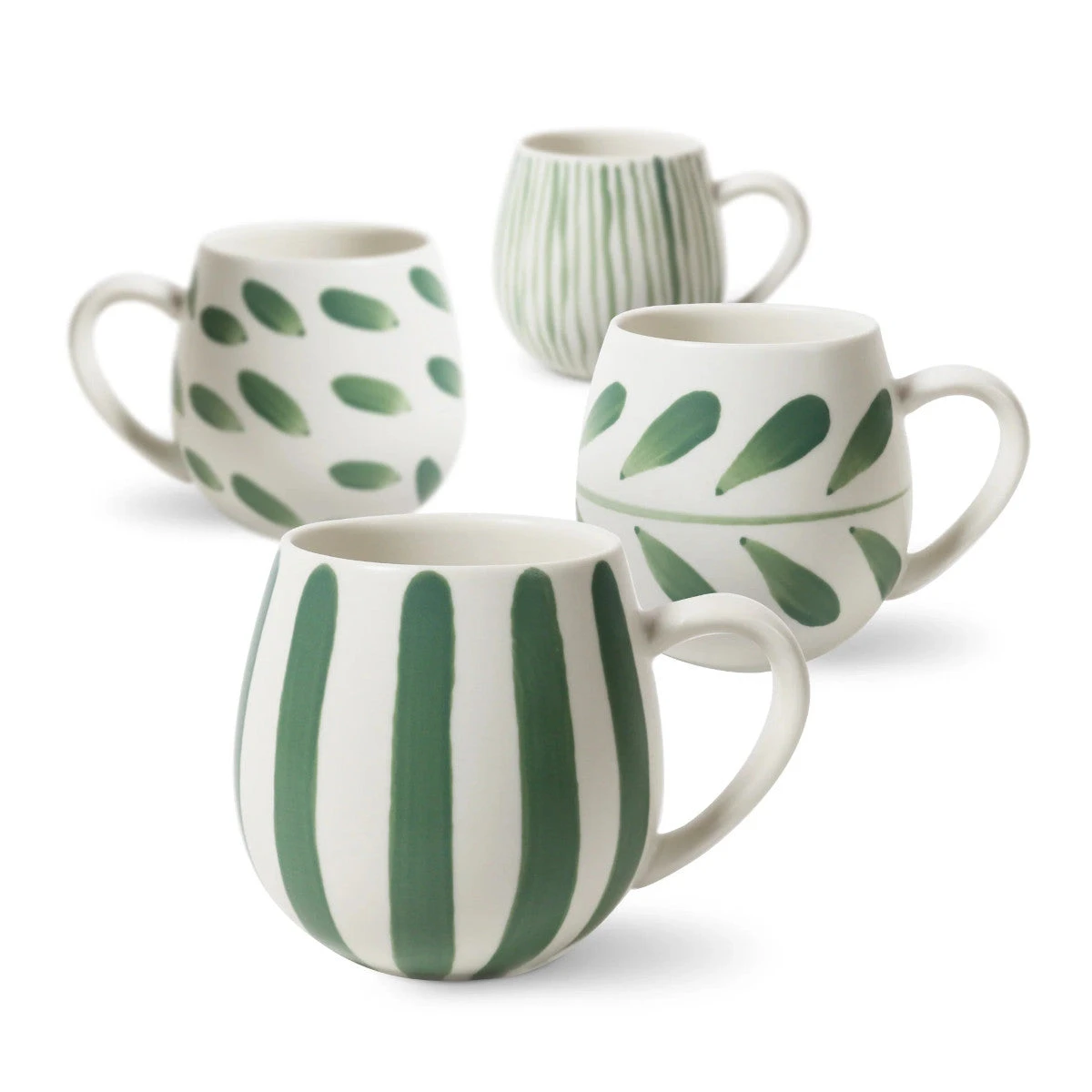 Robert Gordon Hug Me Mugs Olive 400ml (Set Of 4) 3 Robert Gordon Hug Me Mugs Olive 400ml (Set Of 4)
