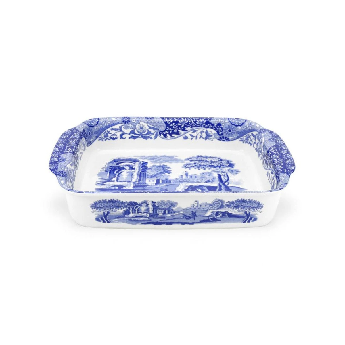 Spode Blue Italian Rectangular Baker 30cm 3 Spode Blue Italian Rectangular Baker 30cm