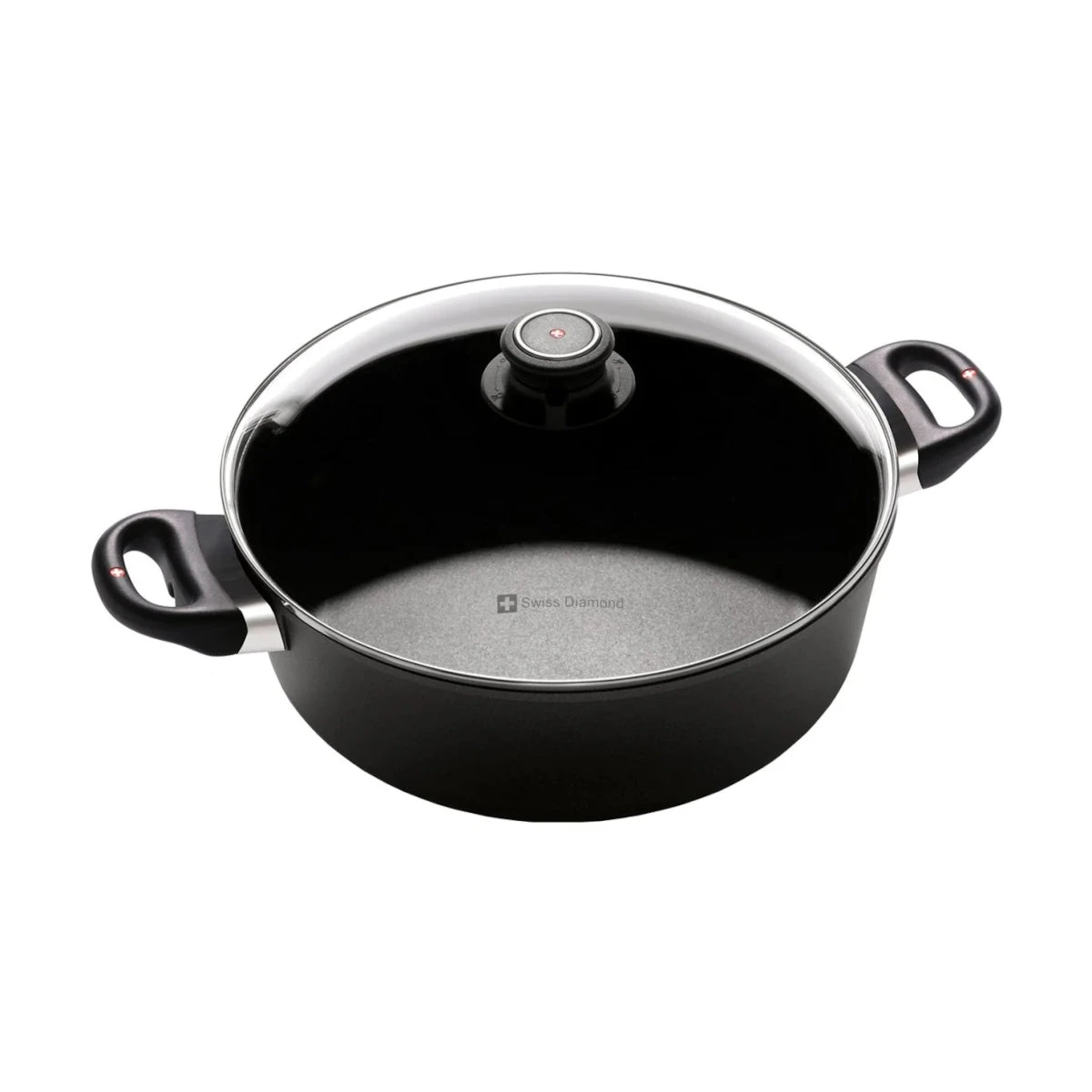 Swiss Diamond XD Classic Induction Braiser With Lid 28cm 3 Swiss Diamond XD Classic Induction Braiser With Lid 28cm