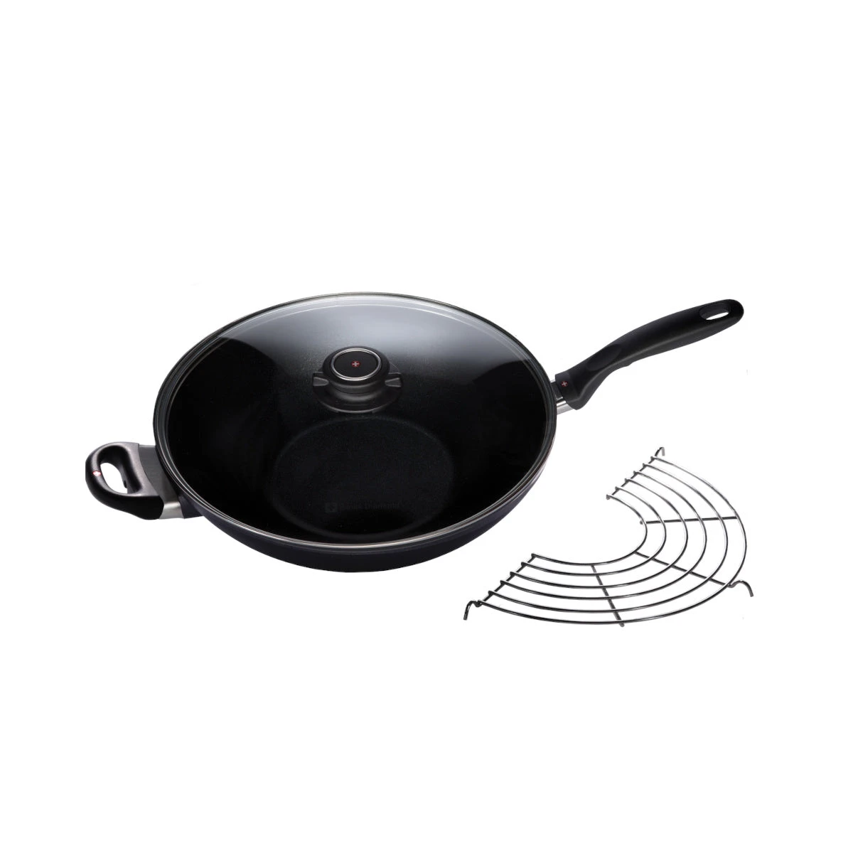 Swiss Diamond XD Classic Induction Wok With Lid 32cm 4 Swiss Diamond XD Classic Induction Wok With Lid 32cm - Image 2