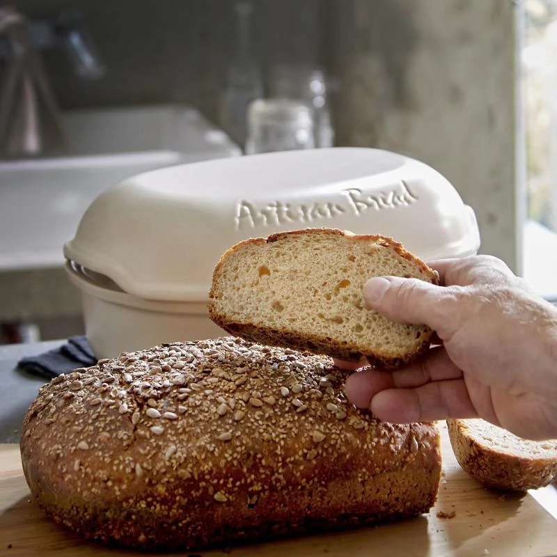 Emile Henry Artisan Bread Baker Linen 3L 7 Emile Henry Artisan Bread Baker Linen 3L - Image 5