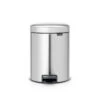 Brabantia NewIcon Pedal Bin Steel 5L -Home-Kitchen brabantia newicon pedal bin steel 5 litre 249153
