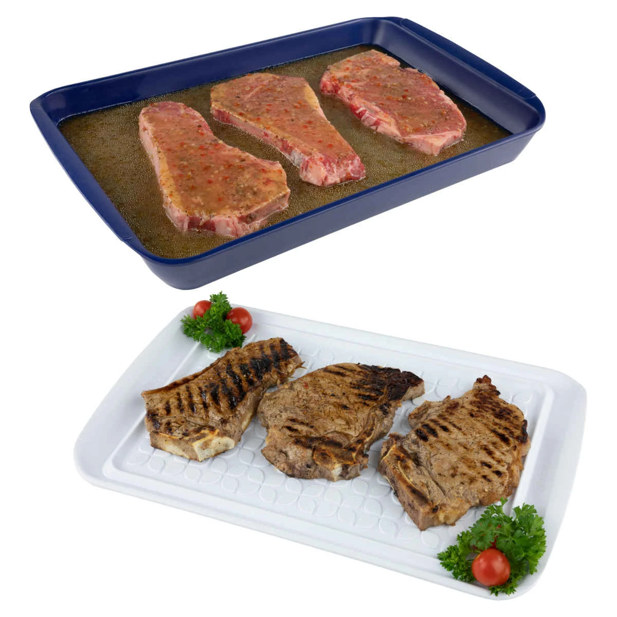 Tovolo Marinade Tray Set Large 5 Tovolo Marinade Tray Set Large - Image 3