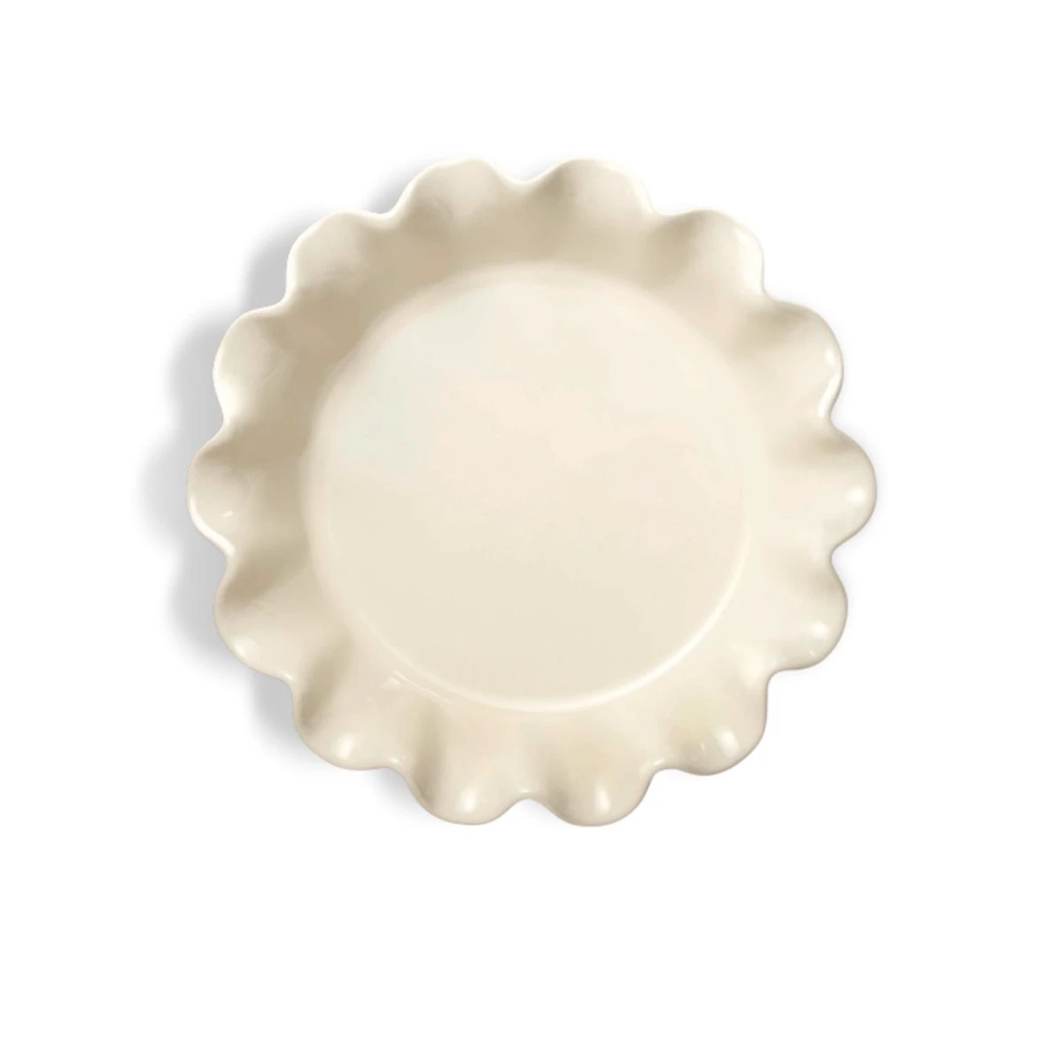 Emile Henry Ruffled Pie Dish Clay 27cm 4 Emile Henry Ruffled Pie Dish Clay 27cm - Image 2