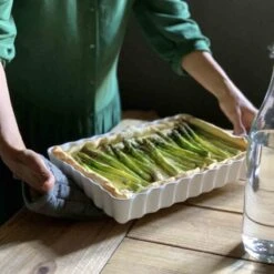 Emile Henry Deep Rectangle Tart Dish Clay 34cm X 24cm -Home-Kitchen emily henry deep rectangle tart dish clay 24 x 34cm 607543